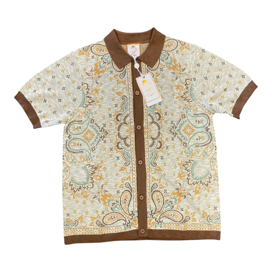 CIGAR COUTURE: SS Knit Shirt KS-1560